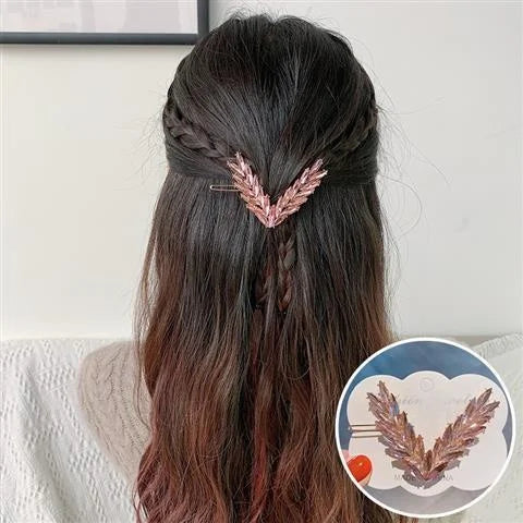 Crystal Elegance V Hair Clip