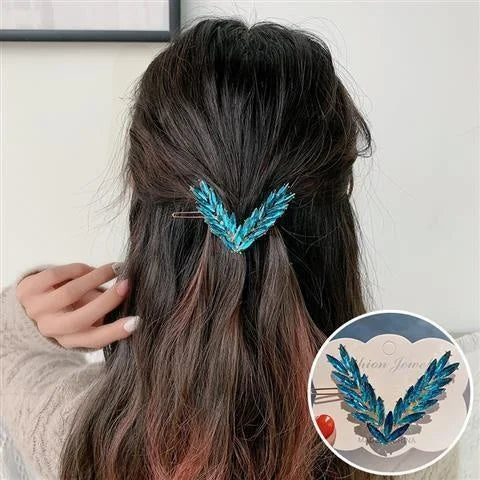 Crystal Elegance V Hair Clip