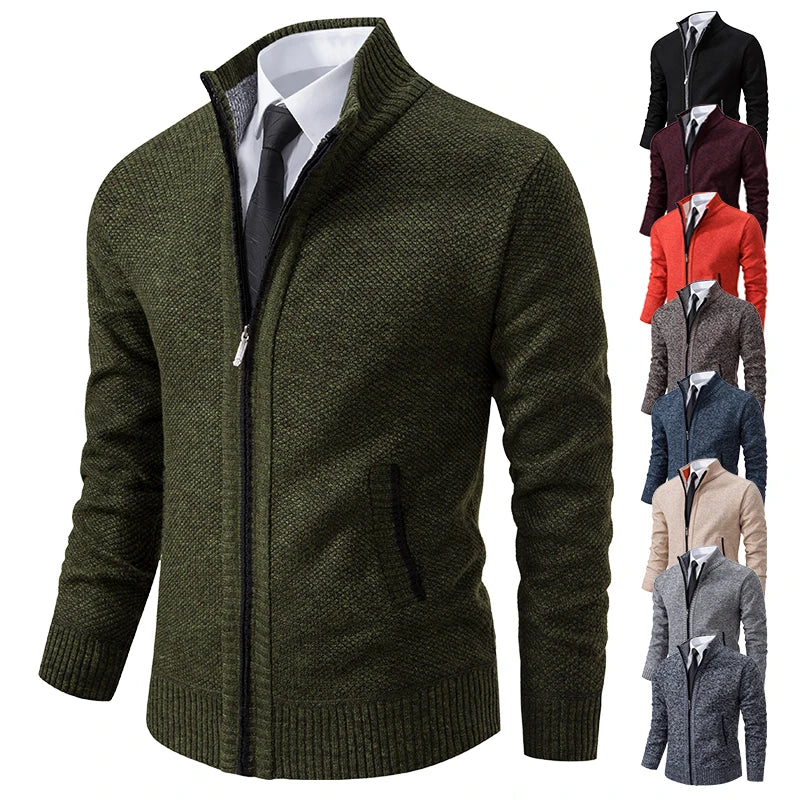 Urban Gentleman Knit Zip Jacket