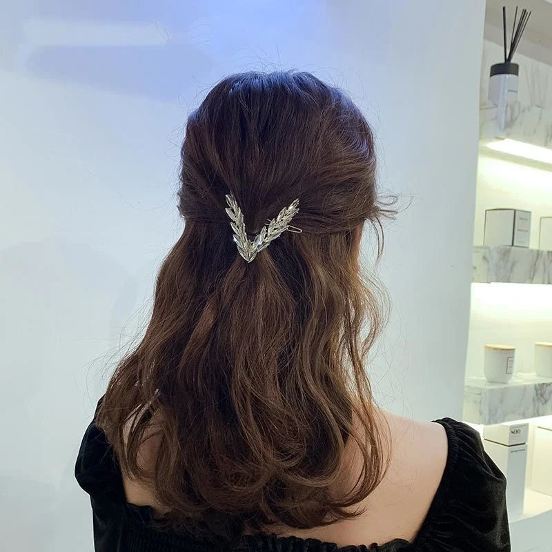 Crystal Elegance V Hair Clip