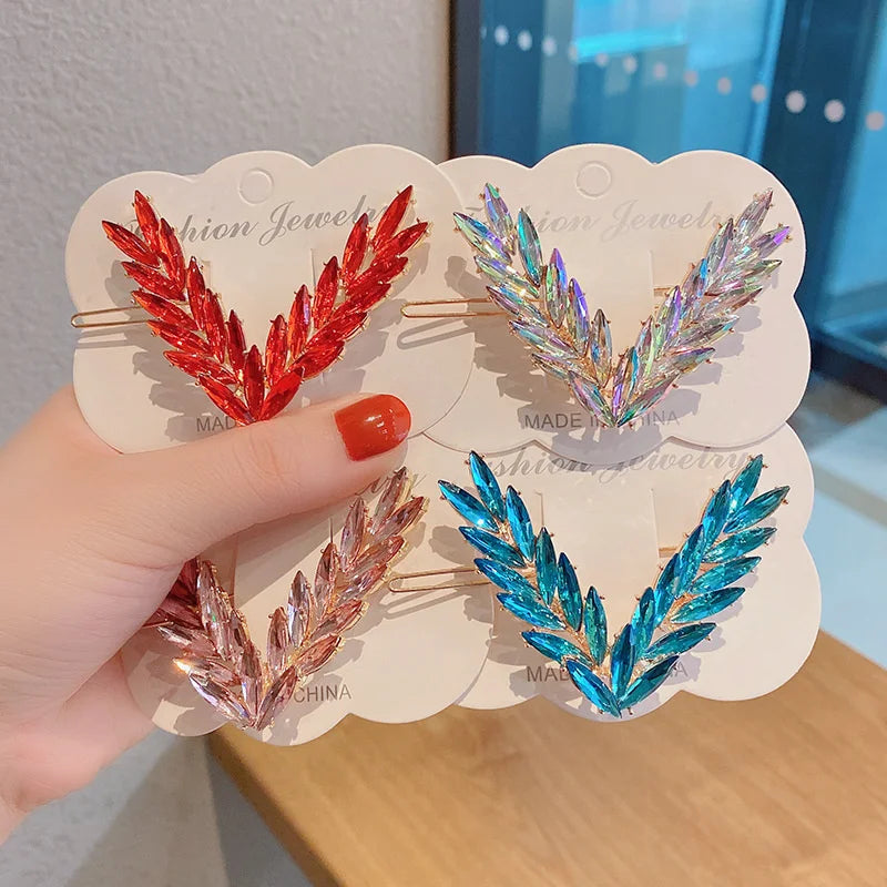 Crystal Elegance V Hair Clip