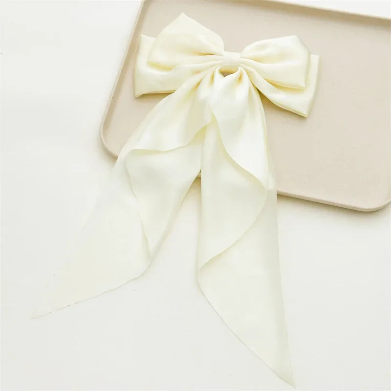 Velvet Grace Bow Hair Clip