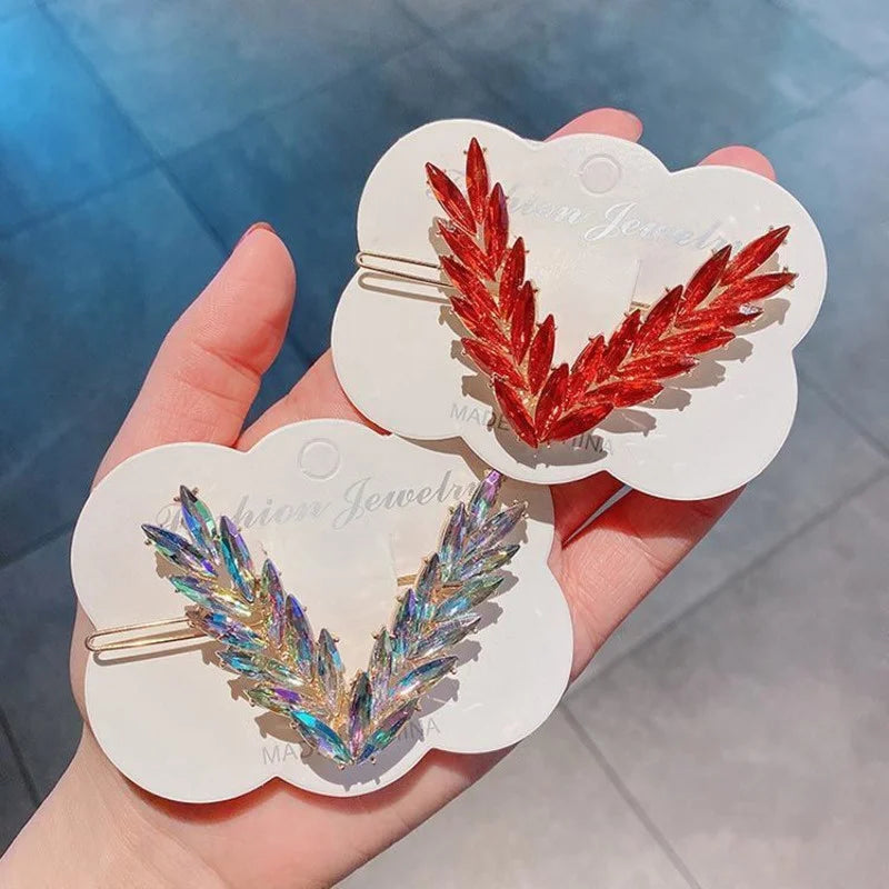 Crystal Elegance V Hair Clip