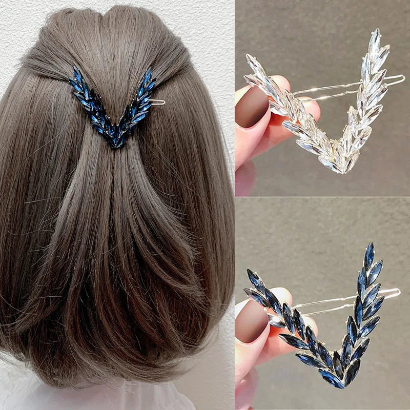Crystal Elegance V Hair Clip